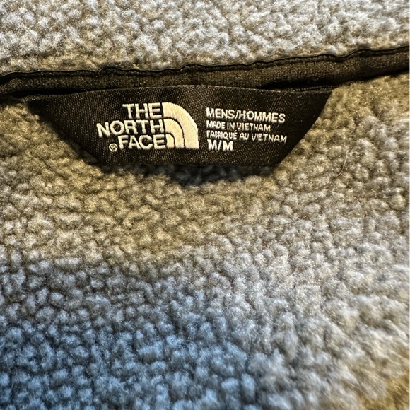 The North Face Gray Fleece Jacket Men’s Size Medium - Picture 6 of 7